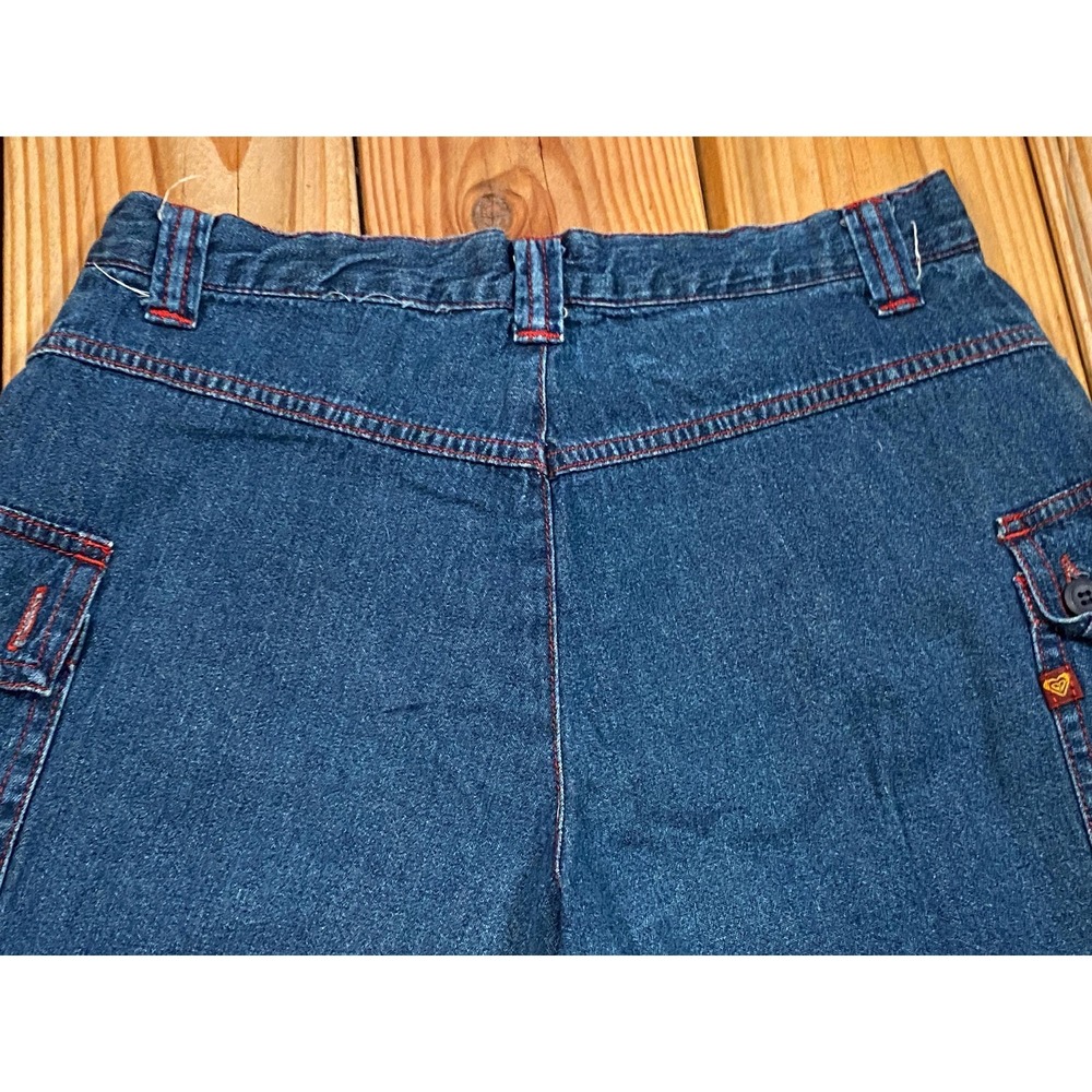 Vintage 90s/Y2k Roxy Nylon Blend Utility Cargo Shorts - W28xL13.5 - Picture 4 of 9